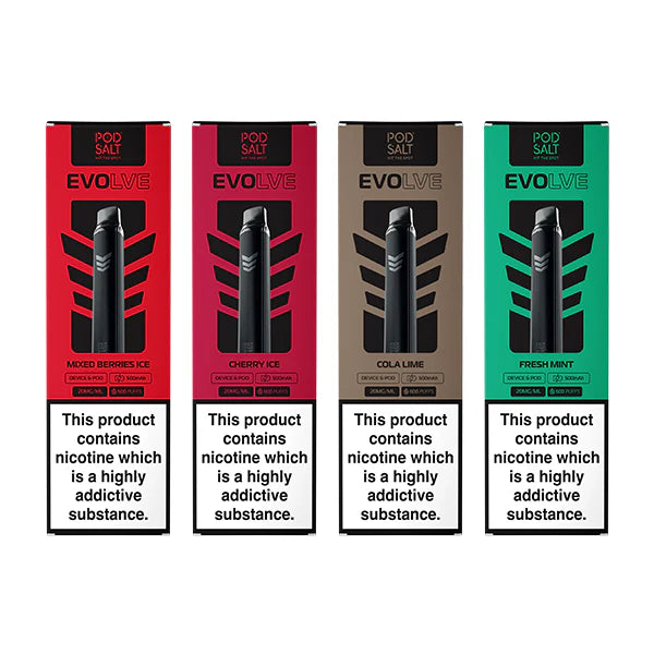 elfbar elfa master akku Pod Salt Evolve - Blue Ice - Prefilled Pods 2er Pack