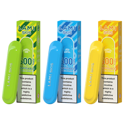 made by: Lami price:£4.41 20mg Lami Skis Disposable Vaping Device 600 Puffs next day delivery at Vape Street UK