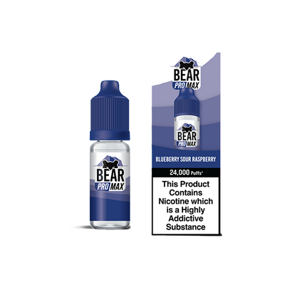 Bear Pro Max 75ml Shortfill includes 4X 20mg Salt Nic Shots