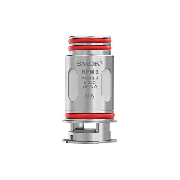 made by: Smok price:£12.40 Smok RPM 3 Mesh Replacement Coils - 0.15Ω/0.23Ω next day delivery at Vape Street UK