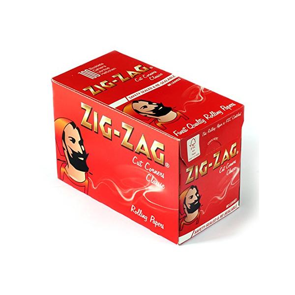 made by: Zig-Zag price:£17.85 100 Zig-Zag Red Regular Size Rolling Papers next day delivery at Vape Street UK