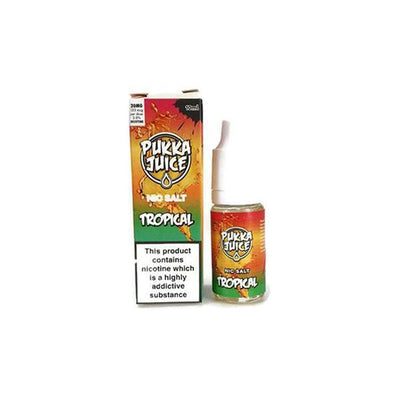 made by: Pukka Juice price:£3.99 10MG Pukka Juice 10ML Flavoured Nic Salt (50VG/50PG) next day delivery at Vape Street UK