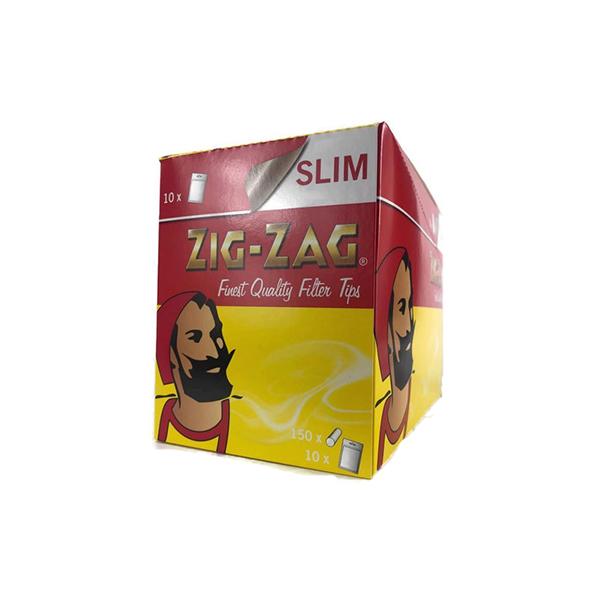made by: Zig-Zag price:£7.67 10 x 150 Zig-Zag Slimline Filter Tips next day delivery at Vape Street UK