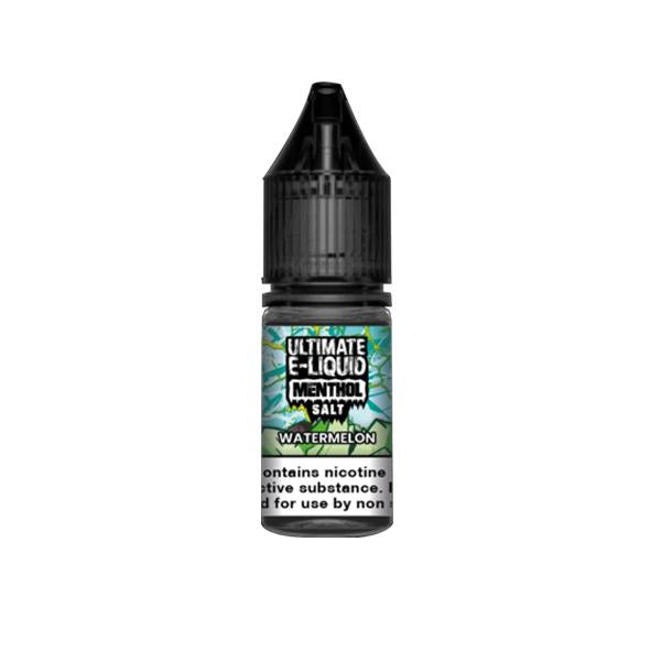 made by: Ultimate E-liquid price:£3.99 10mg Ultimate E-liquid Menthol Nic Salts 10ml (50VG/50PG) next day delivery at Vape Street UK