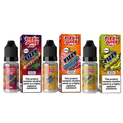 made by: Fizzy Juice price:£3.85 10mg Fizzy Juice 10ml Nic Salts (50VG/50PG) next day delivery at Vape Street UK