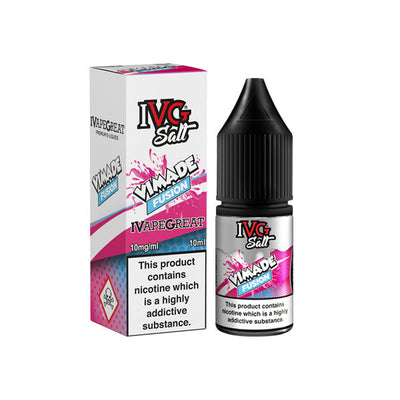 made by: I VG price:£3.99 10mg I VG Drinks Salts 10ml Nic Salts (50VG/50PG) next day delivery at Vape Street UK