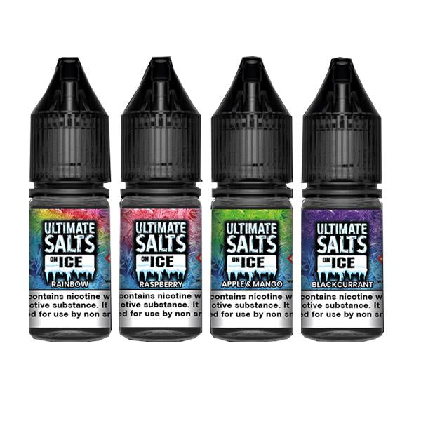 made by: Ultimate Puff price:£3.99 10mg Ultimate Puff Salts On Ice 10ml Flavoured Nic Salts (50VG/50PG) next day delivery at Vape Street UK