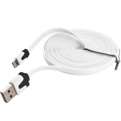 made by: Unbranded price:£1.80 1m Flat iPhone Sync Data Charging Cable next day delivery at Vape Street UK