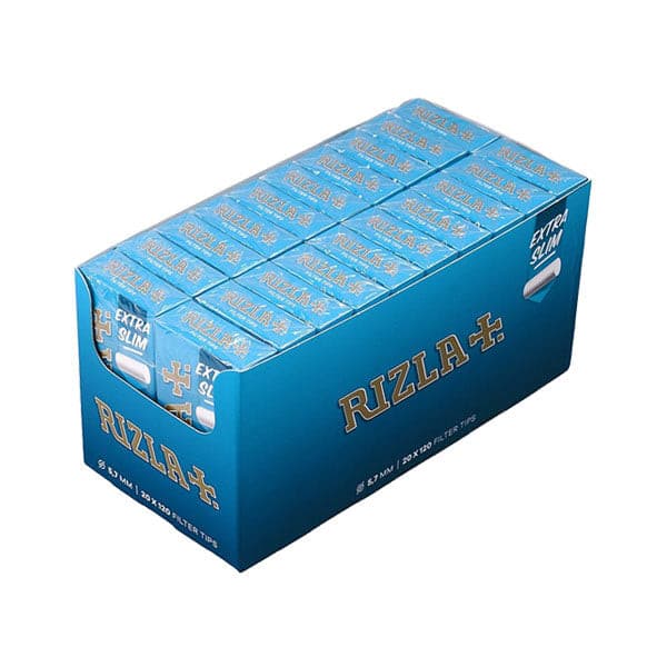 made by: Rizla price:£14.68 20 Pack 5.7mm Rizla Extra Slim Filter Tips next day delivery at Vape Street UK