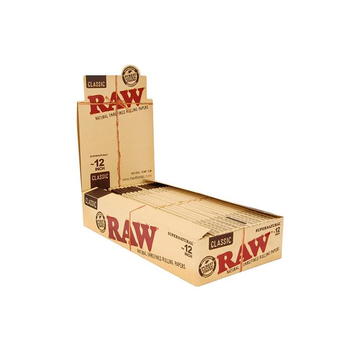 made by: Raw price:£46.10 20 Raw Classic Supernatural 12 Inch Rolling Papers next day delivery at Vape Street UK