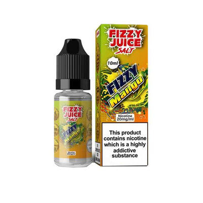 made by: Fizzy Juice price:£3.99 20mg Fizzy Juice 10ml Nic Salts (50VG/50PG) next day delivery at Vape Street UK