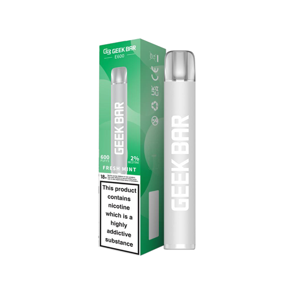 made by: Geekvape price:£3.58 20mg Geekvape Geek Bar E600 Disposable Vape Device 600 Puffs next day delivery at Vape Street UK