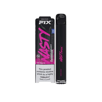 made by: Nasty Fix price:£5.02 20mg Nasty Fix Disposable Vape Pod 675 Puffs next day delivery at Vape Street UK