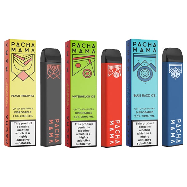 made by: Pachamama price:£4.25 20mg Pacha Mama Disposable Vape Device 600 Puffs next day delivery at Vape Street UK