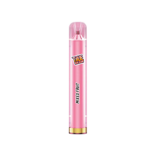 made by: True Bar price:£4.05 20mg True Bar Glow Disposable Vape Device 600 Puffs next day delivery at Vape Street UK