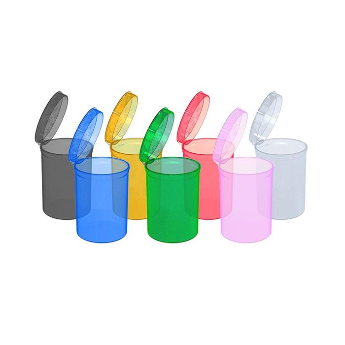 made by: Unbranded price:£0.53 160 x 30 Dram Pop Top Storage Bottles - Mixed Colours next day delivery at Vape Street UK