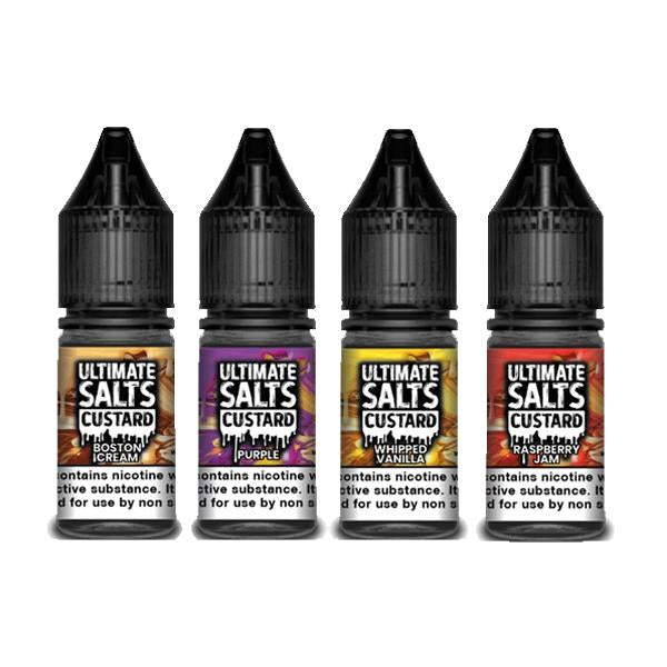 made by: Ultimate Puff price:£4.35 10MG Ultimate Puff Salts Custard 10ML Flavoured Nic Salts next day delivery at Vape Street UK