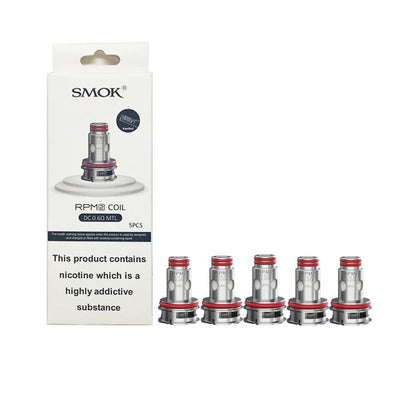 made by: Smok price:£11.36 Smok RPM 2 Replacement Coil 0.6ohm DC/0.16Ohm Mesh next day delivery at Vape Street UK