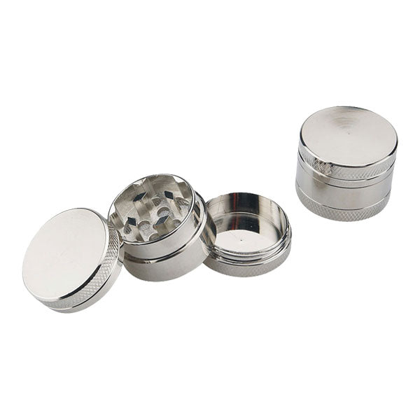 made by: Generic price:£4.41 3 Parts Metal Silver Tobacco Mini Grinder - PH1825 next day delivery at Vape Street UK