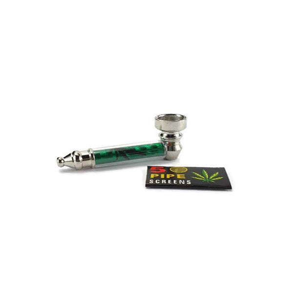 made by: 4Smoke price:£2.00 4Smoke Small Smoking Pipe with Screens - SMK251E next day delivery at Vape Street UK