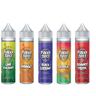 made by: Pukka Juice price:£9.99 Pukka Juice 0MG 50ML Shortfill (70VG/30PG) next day delivery at Vape Street UK