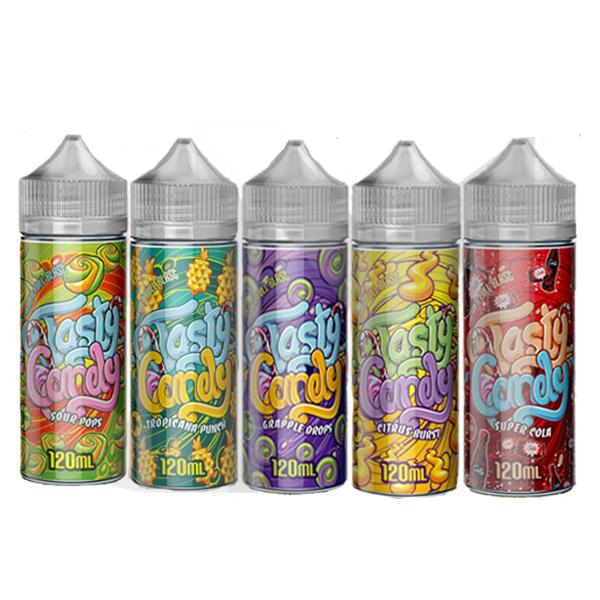 made by: Tasty Candy price:£13.00 Tasty Candy 100ml Shortfill 0mg (70VG/30PG) next day delivery at Vape Street UK