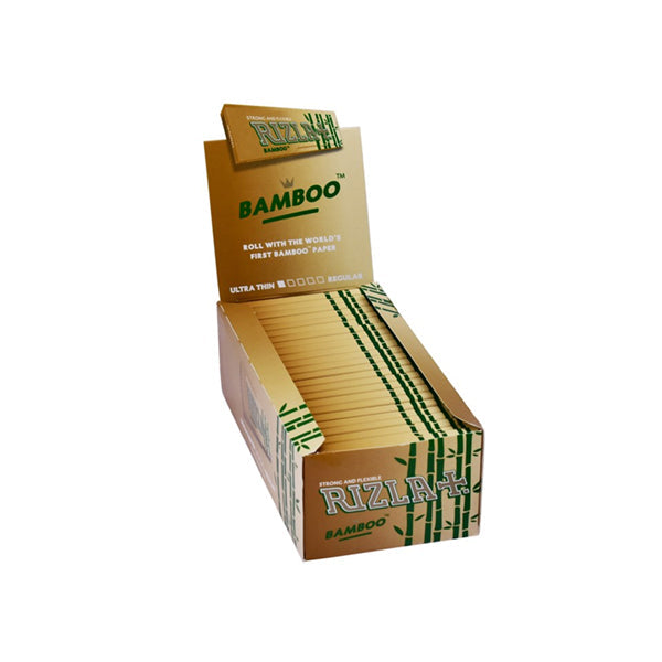 50 New Rizla Bamboo Ultra Thin Regular Rolling Papers