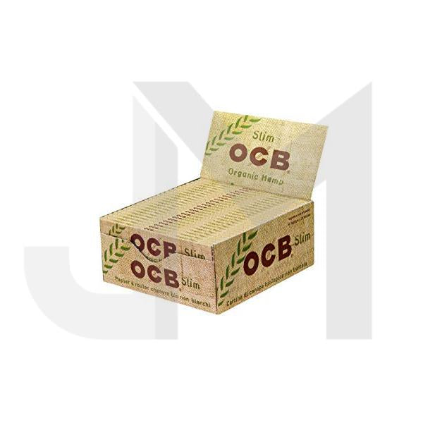 made by: OCB price:£35.17 50 OCB Organic Hemp King Size Slim Papers next day delivery at Vape Street UK