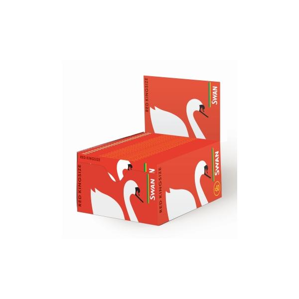 made by: Swan price:£15.23 50 Swan Red King Size Rolling Papers next day delivery at Vape Street UK