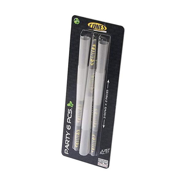made by: Cones price:£2.08 Cones Party Pre-rolled Cones - 6 Pi﻿eces Blister Pack next day delivery at Vape Street UK