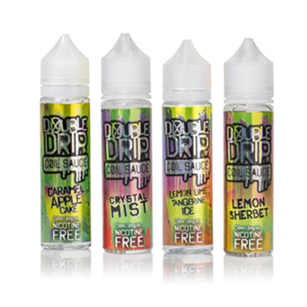 made by: Double Drip price:£9.99 Double Drip 0mg 50ml Shortfill (80VG/20PG) next day delivery at Vape Street UK