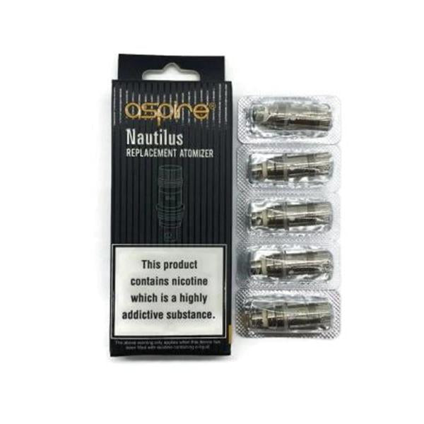 made by: Aspire price:£9.04 Aspire Nautilus BVC 0.7 / 1.6 / 1.8 Ohm Coil next day delivery at Vape Street UK