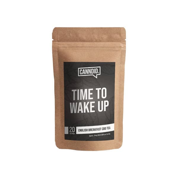 made by: Canndid price:£13.28 Canndid 200mg CBD English Breakfast Tea Bags - 20 Bags next day delivery at Vape Street UK