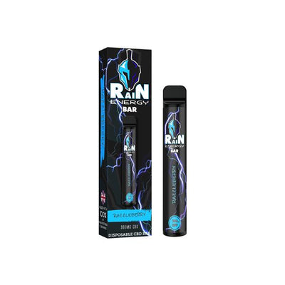 made by: Rain Energy price:£8.46 Rain Energy Bar 300mg CBD Disposable Vape Device 600 Puffs next day delivery at Vape Street UK