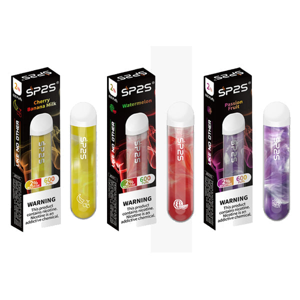 made by: SP2S price:£3.78 20mg SP2S Disposable Vape Device 600 Puffs next day delivery at Vape Street UK