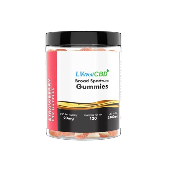 made by: LVWell CBD price:£38.00 LVWell 2400mg CBD Gummies - 120 Count next day delivery at Vape Street UK