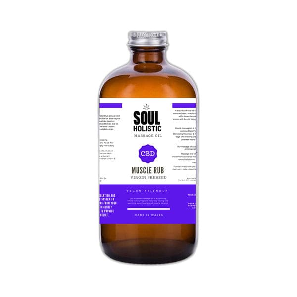 made by: Soul Holistic price:£13.30 Soul Holistic Muscle Rub Massage CBD Oil - 100ml next day delivery at Vape Street UK