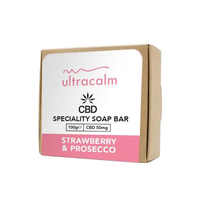 made by: Ultracalm price:£11.00 Ultracalm 50mg CBD Soap 100g next day delivery at Vape Street UK