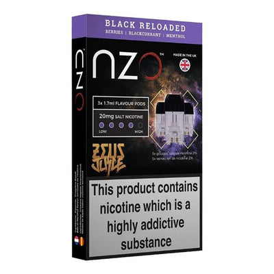 made by: NZO price:£12.17 NZO 20mg Zeus Salt Cartridges with Red Liquids Nic Salt (50VG/50PG) next day delivery at Vape Street UK