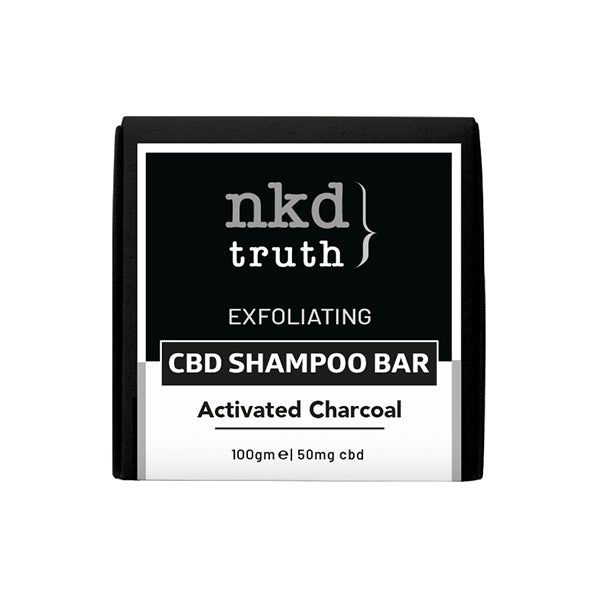 made by: NKD price:£9.41 NKD 50mg CBD Activated Charcoal Shampoo Bar 100g (BUY 1 GET 1 FREE) next day delivery at Vape Street UK