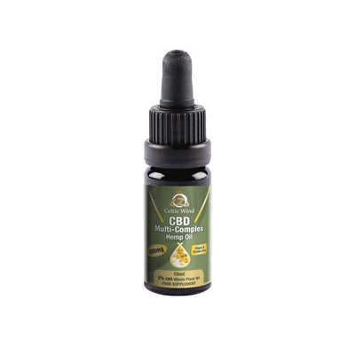 made by: Celtic Wind Crops price:£36.08 Celtic Wind Crops 500mg CBD Multi-Complex Hemp Oil 10ml next day delivery at Vape Street UK