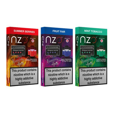made by: NZO price:£9.95 NZO 20mg Leprechaun Liquids Nic Salt (50VG/50PG) next day delivery at Vape Street UK