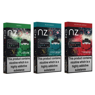 made by: NZO price:£9.95 NZO 10mg Savacco Nic Salt (50VG/50PG) next day delivery at Vape Street UK