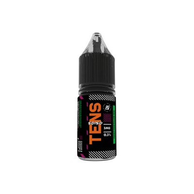 made by: Tens price:£19.00 6mg Tens 50/50 10ml (50VG/50PG) - Pack Of 10 next day delivery at Vape Street UK