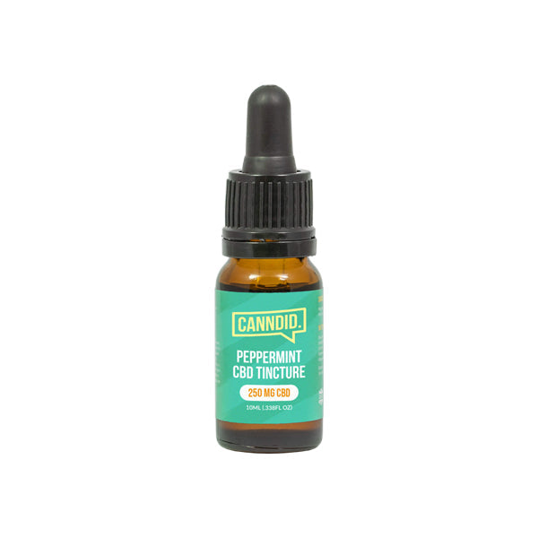 made by: Canndid price:£14.25 Canndid 250mg CBD Tincture Oil 10ml - Peppermint next day delivery at Vape Street UK
