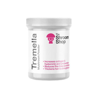 made by: The Shroom Shop price:£31.81 The Shroom Shop Tremella Mushroom 90000mg Powder next day delivery at Vape Street UK
