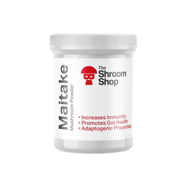 made by: The Shroom Shop price:£31.81 The Shroom Shop Maitake Mushroom 90000mg Powder next day delivery at Vape Street UK