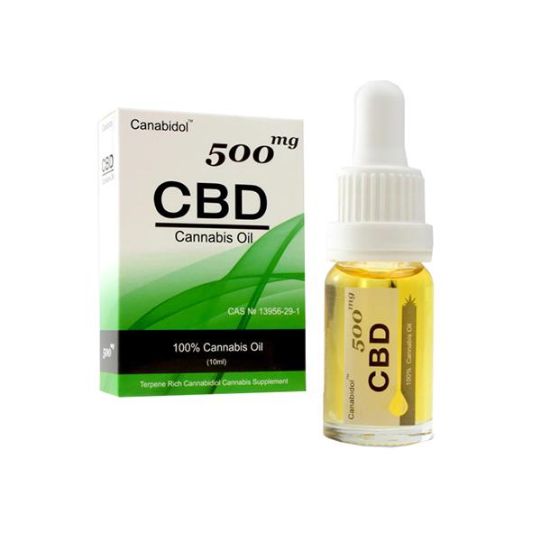made by: Canabidol price:£37.98 Canabidol 500mg CBD Cannabis Oil Drops 10ml next day delivery at Vape Street UK