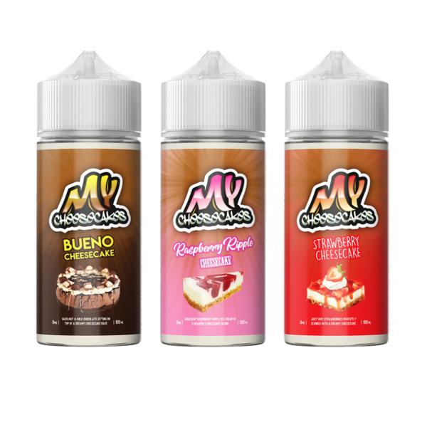 made by: MY E-Liquids price:£12.50 My Cheesecakes 0mg 100ml Shortfill (70VG/30PG) next day delivery at Vape Street UK