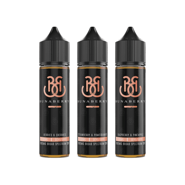 made by: Bunaberry price:£25.18 Bunaberry 1000mg Broad Spectrum CBD E-liquid 50ml (50VG/50PG) next day delivery at Vape Street UK